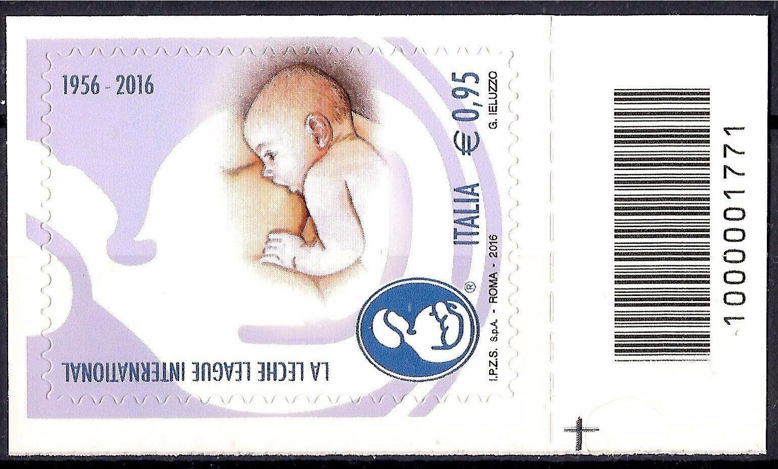 Italy 2016 Mother Children Breast Feeding Health Welfare Family 1v Mnh