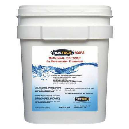Roetech 106ps Wastewater Treatment,1-50 Lb. Pail