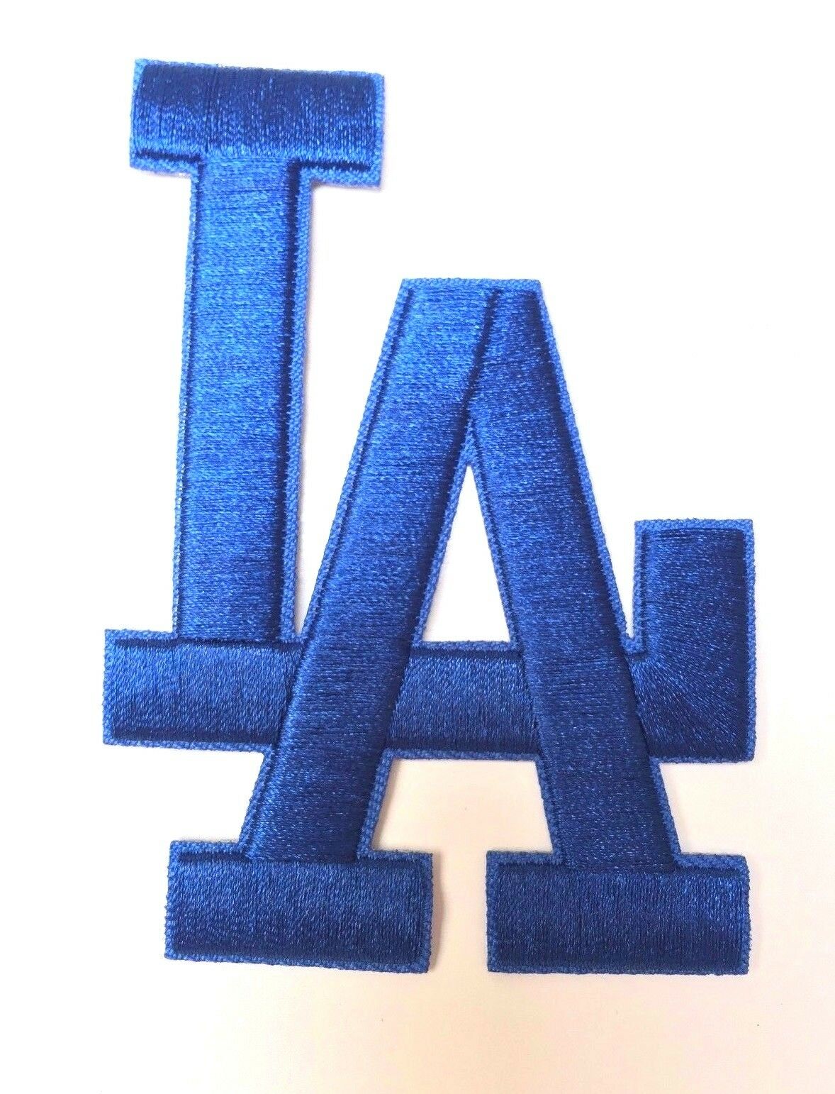 Los Angeles Dodgers L.a. Letters Blue Jersey Patch Iron On