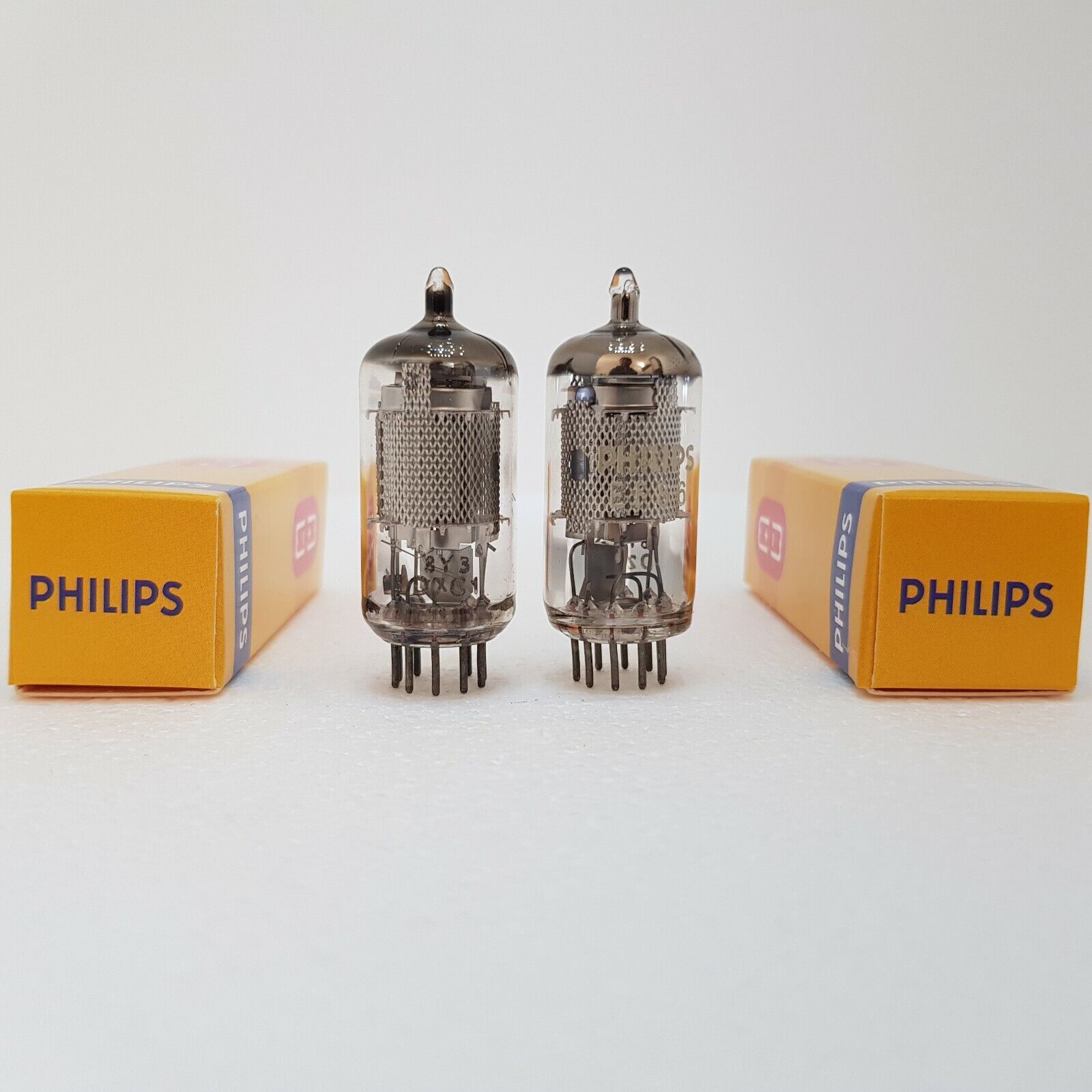 2x Ef86 Philips 8y3,mesh Plate,hamburg,early70s,tested Tv7