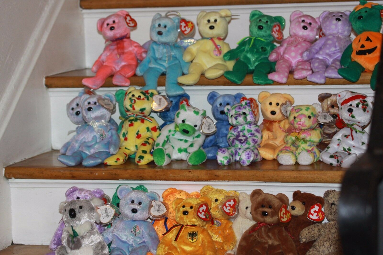 Ty Beanie Baby Babies Bears Bear Stuffed Animal Plush - 100 Different U Choose!