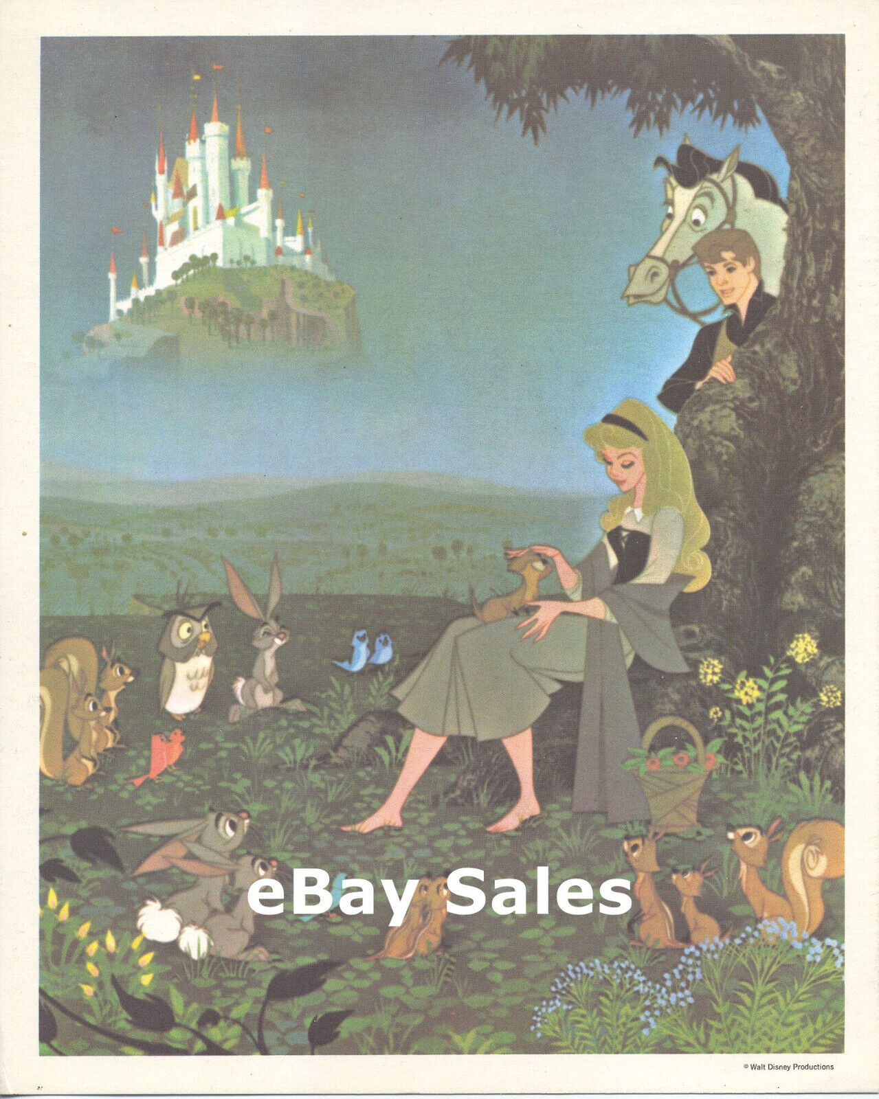 Sleeping Beauty (1959) Ad Art Original Color 8x10 Still - Still Is 80s Or 90srr