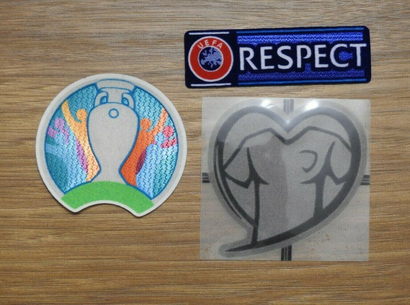 Euro 2020 Football Shirt Patch Qualifiers Qualifying Soccer Badge Set Real Pics