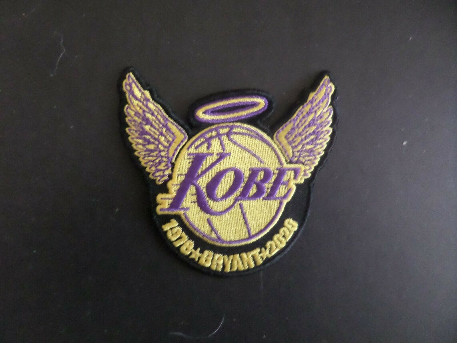Kobe Bryant Lakers Purple & Gold Nba  Embroidered 3-1/2 X 3-1/2 Iron On Patch
